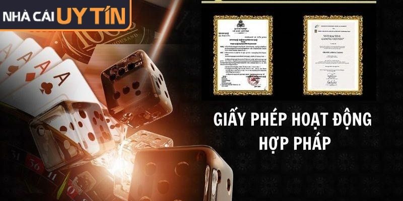 Nhà cái được cấp phép hợp pháp uy tín hàng đầu hiện nay 4 Chứng nhận phổ biến thủ tục linh hoạt tiêu chuẩn pháp lý ổn định